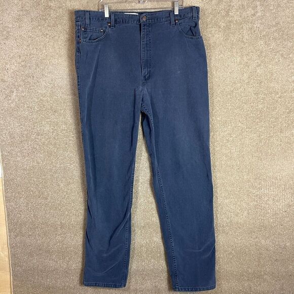 Levi's Signature 540 Jeans Mens 42 x 36 Blue Relaxed Fit Orange Tab Vintage‎ USA - Picture 1 of 11